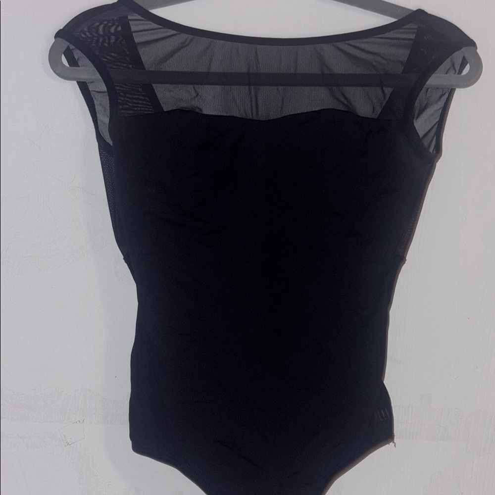 Black Mesh Lulli Dance leotard